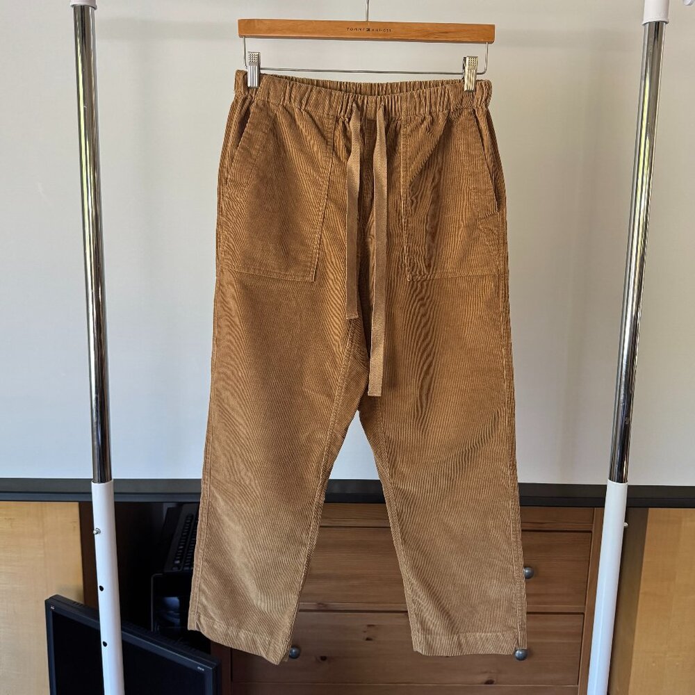FEY Cotton Corduroy Drawstring Pants